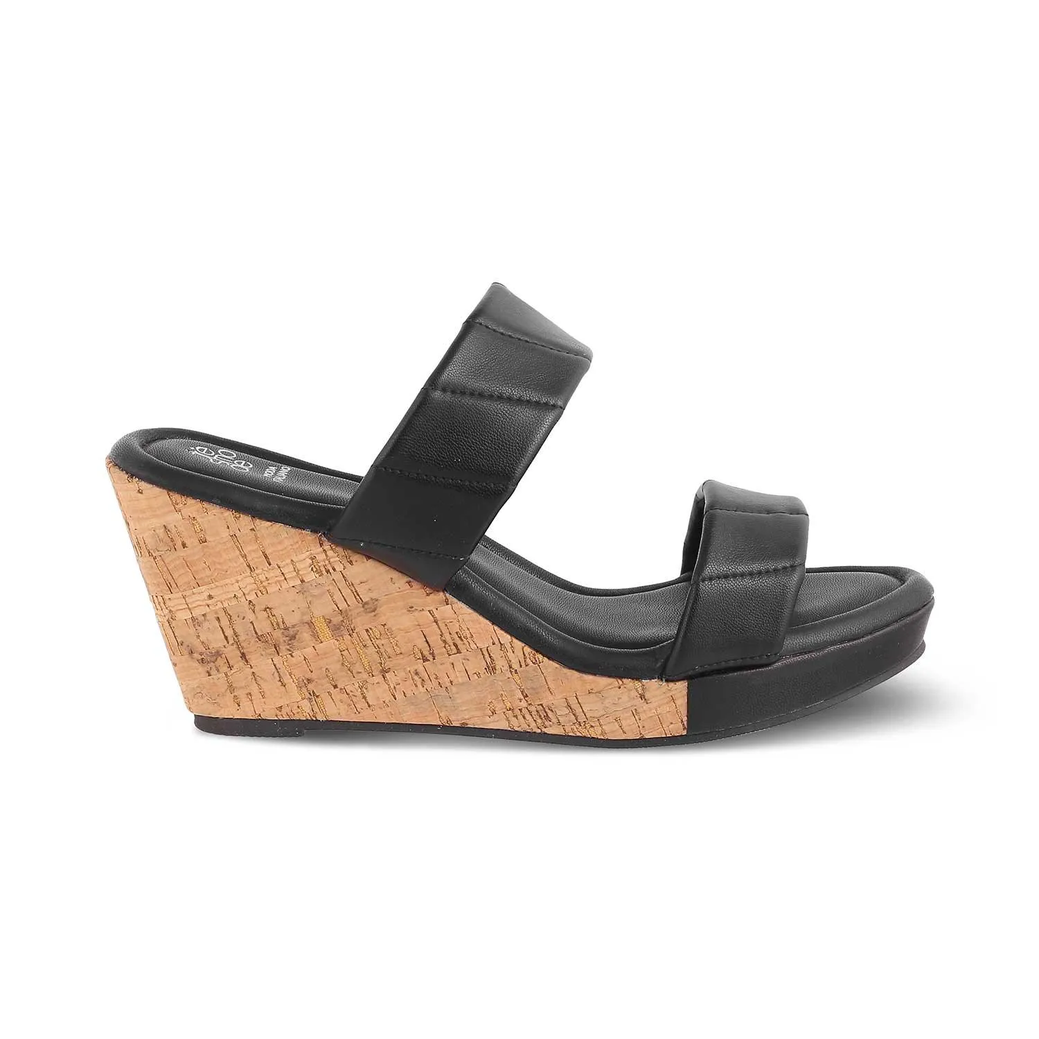 The Hacks Black Women's Dress Wedge Sandals Tresmode