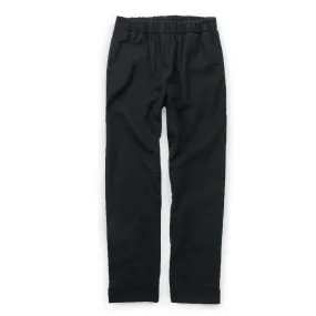 The Isla Pant in Black Brushed Cotton