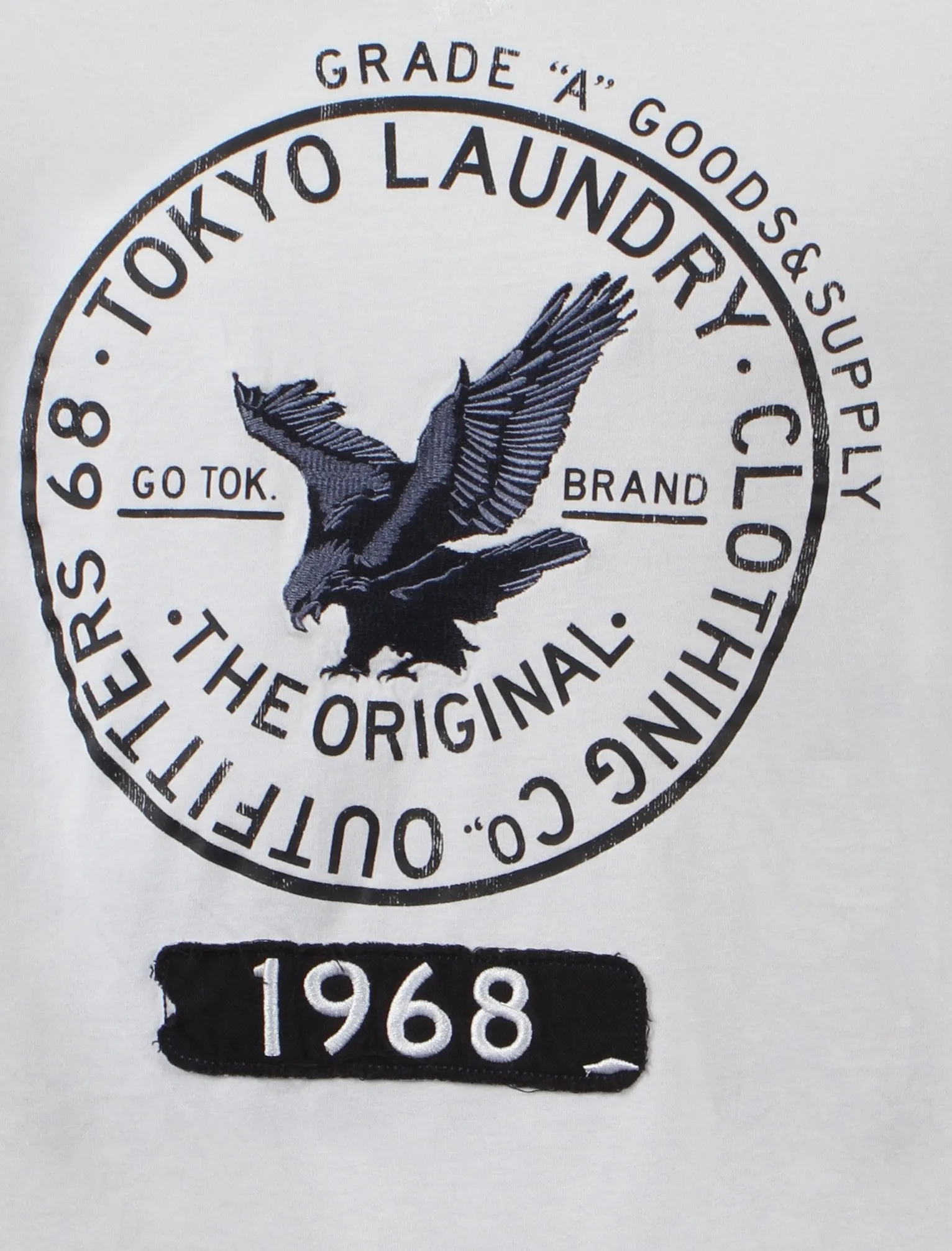 Tokyo Laundry Goods & Supply Crew Neck T-Shirt