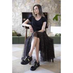 Tulle Skirt - Leopard