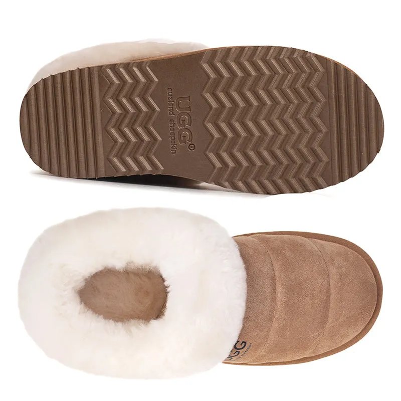 UGG Wolly Platform Slippers