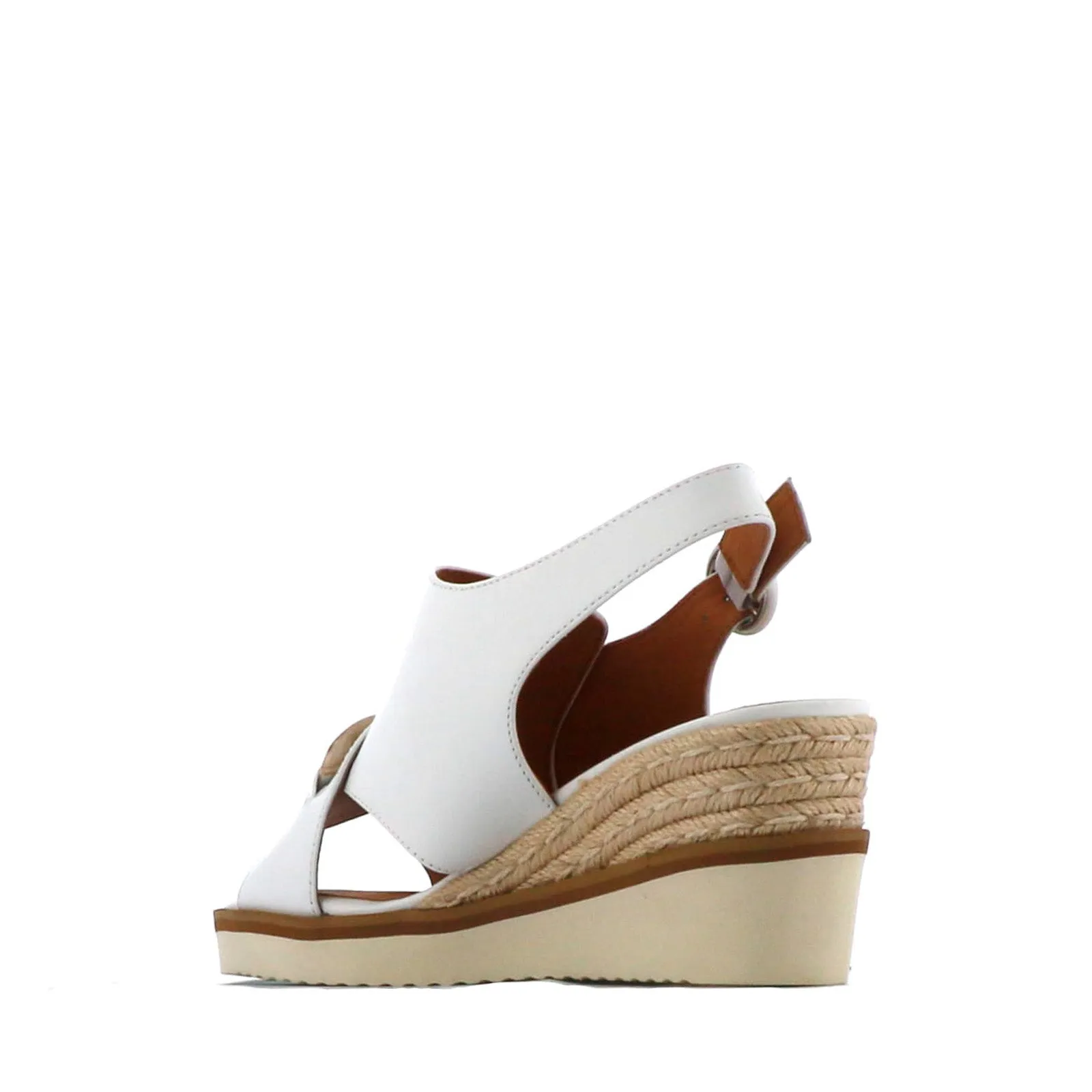 WAYFARER LEATHER WEDGE SANDALS