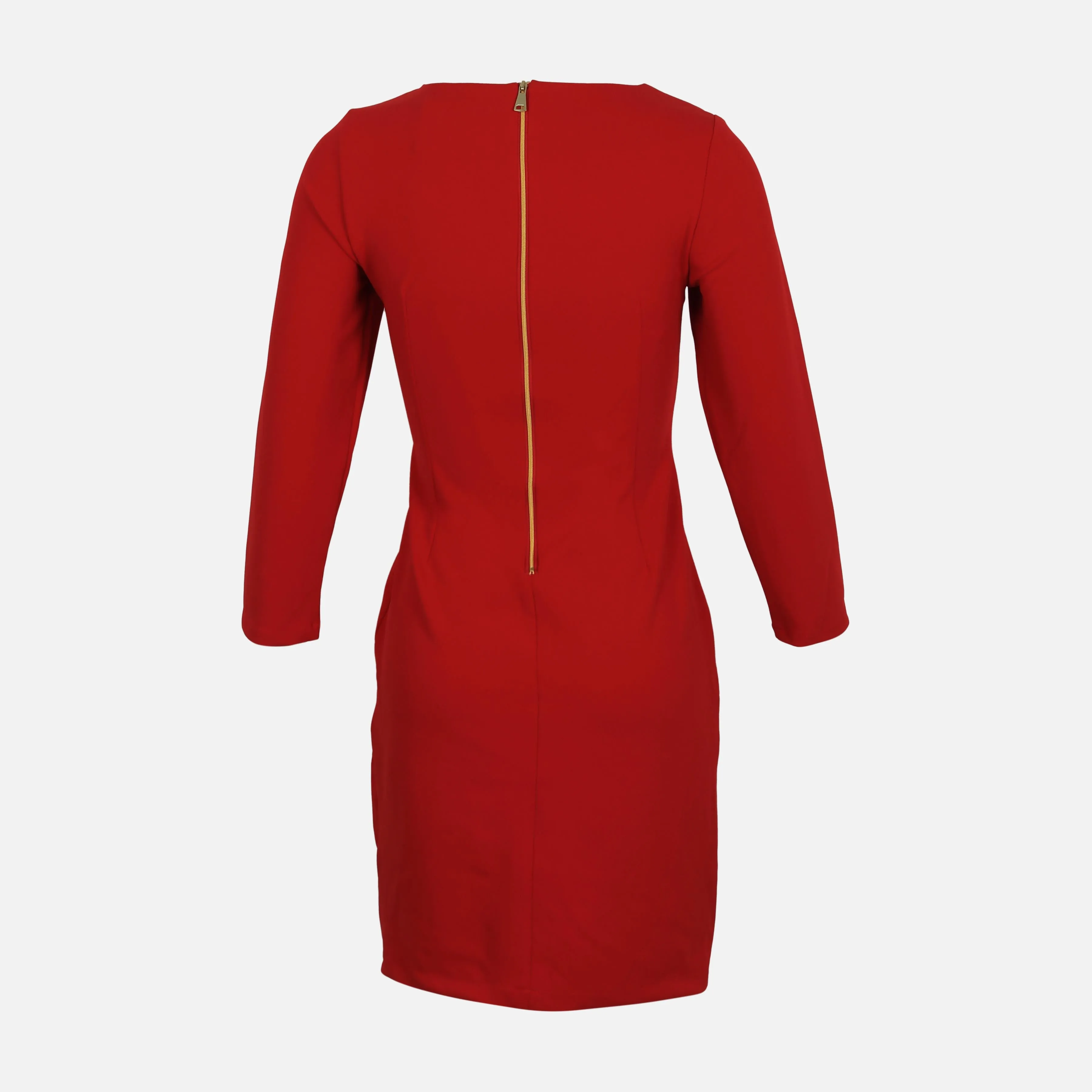 WOMEN SHIFLON MIDI DRESS