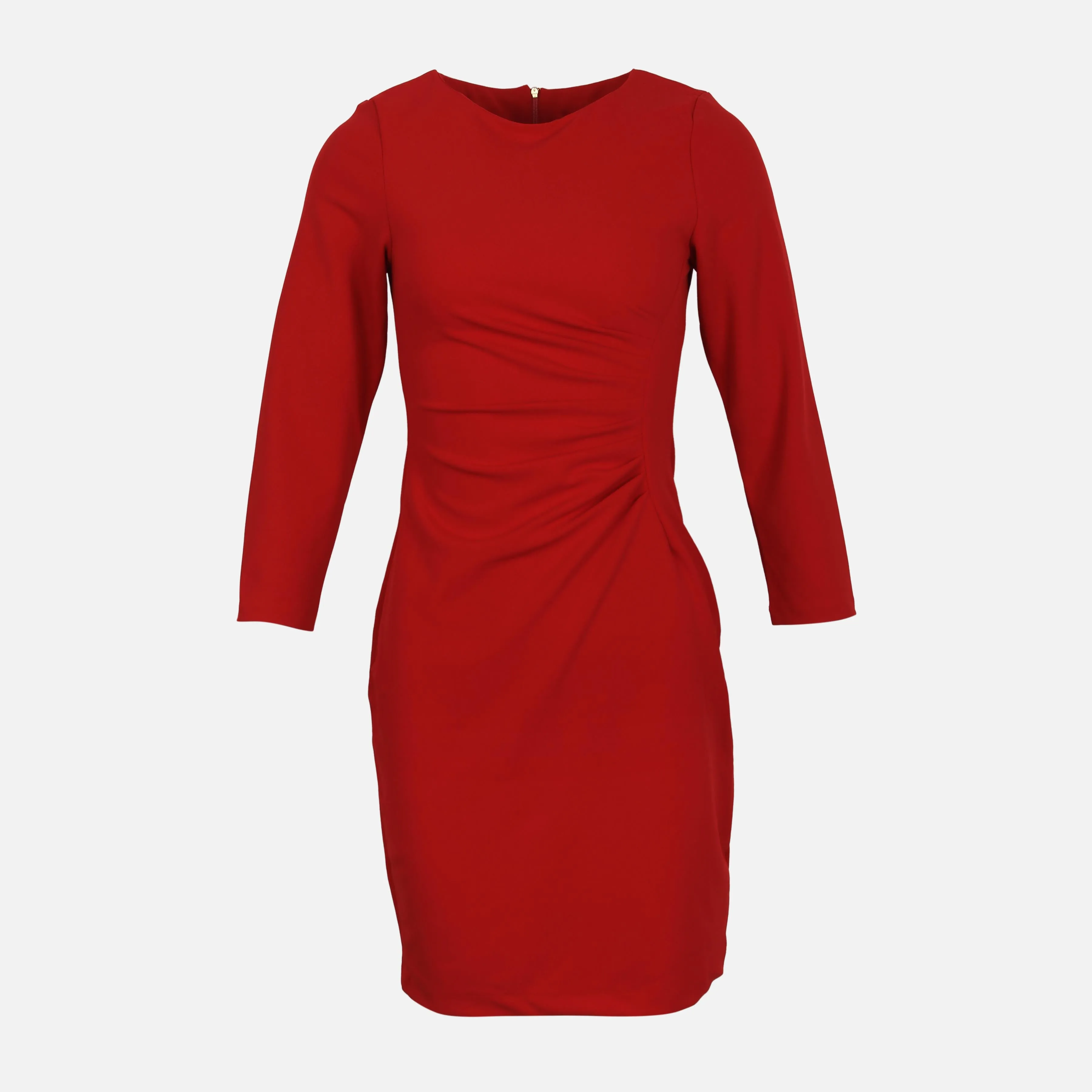 WOMEN SHIFLON MIDI DRESS