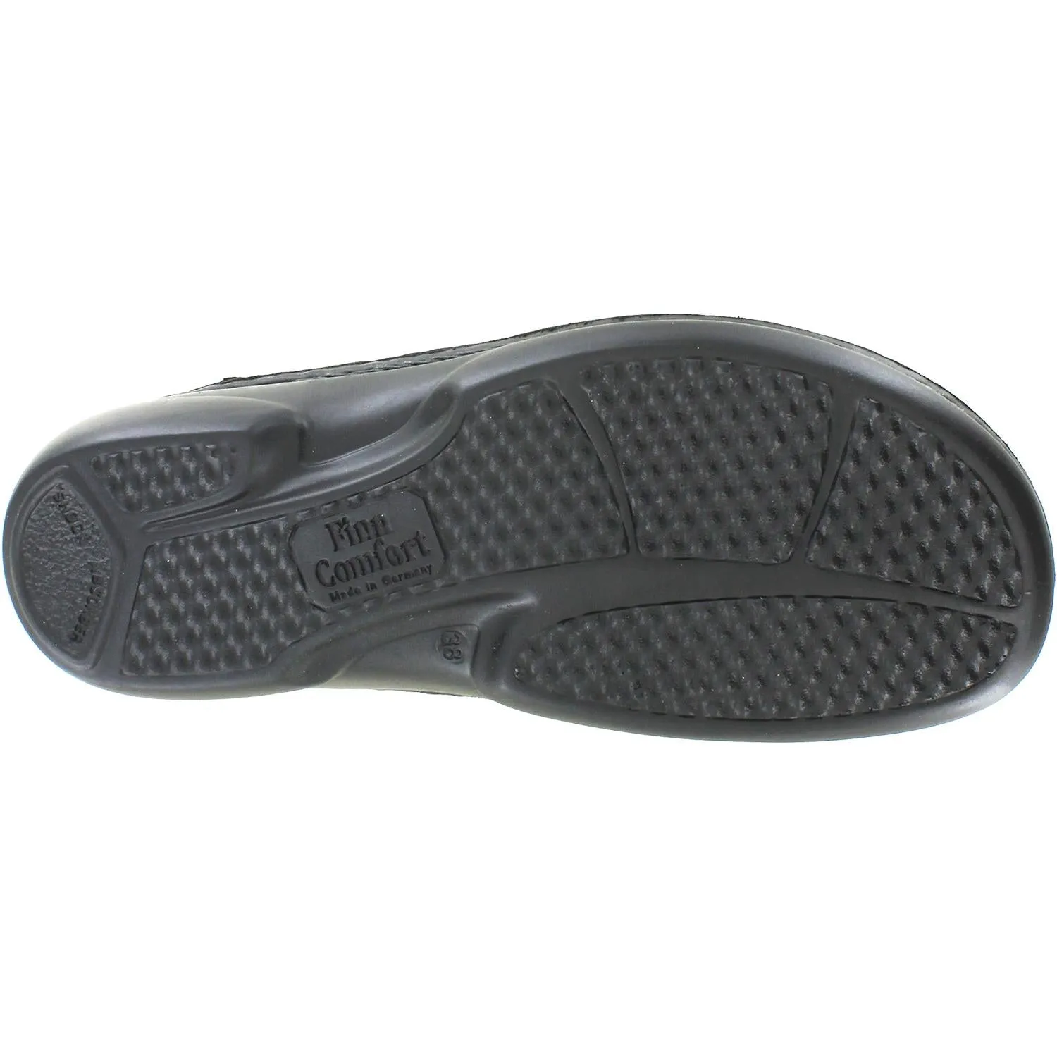 Women's Finn Comfort Menorca Soft Black Waving Nubuck