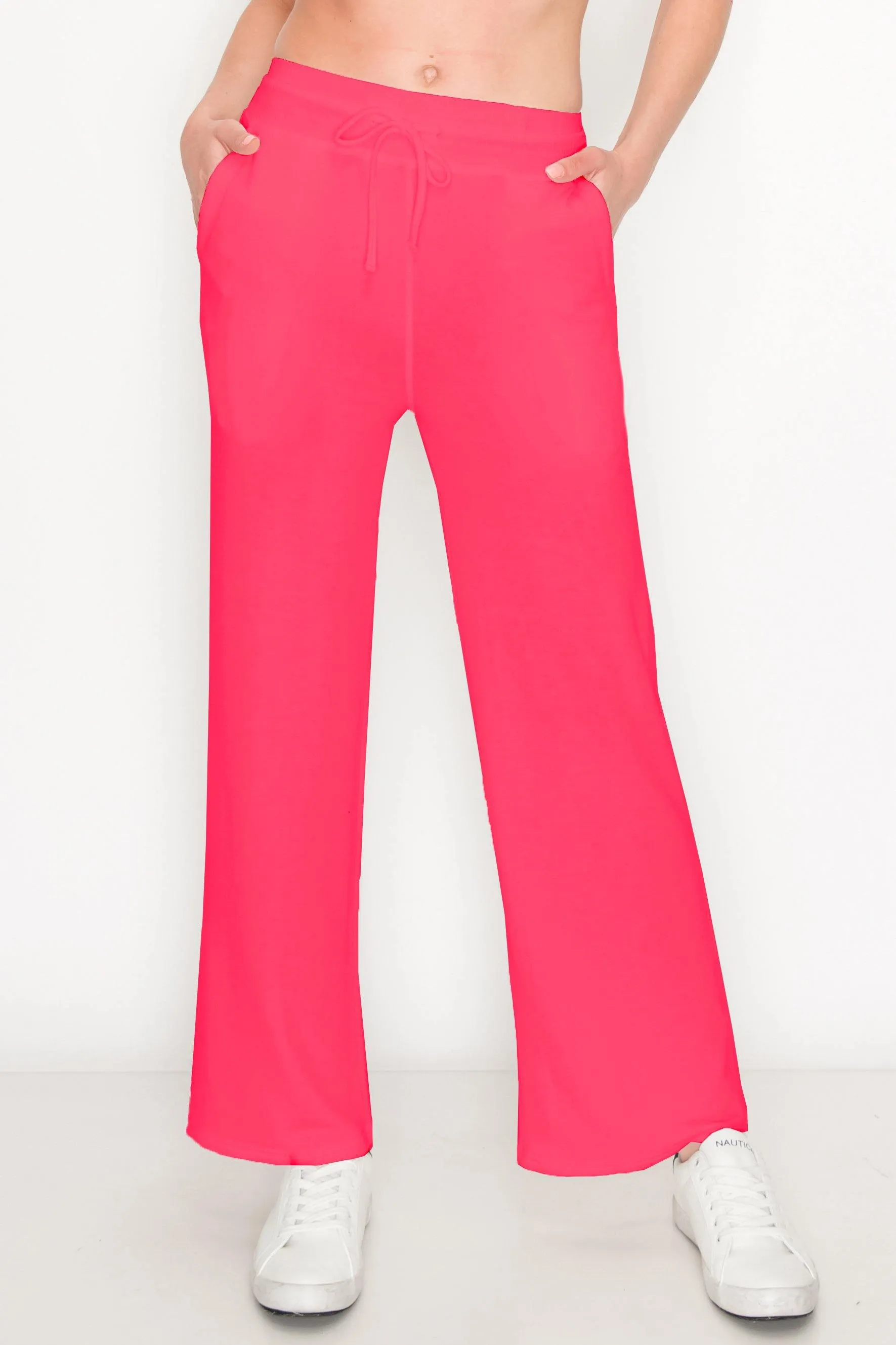 Women's French Terry Pants - Premium Soft Womens Casual Work Lounge Beach Pants