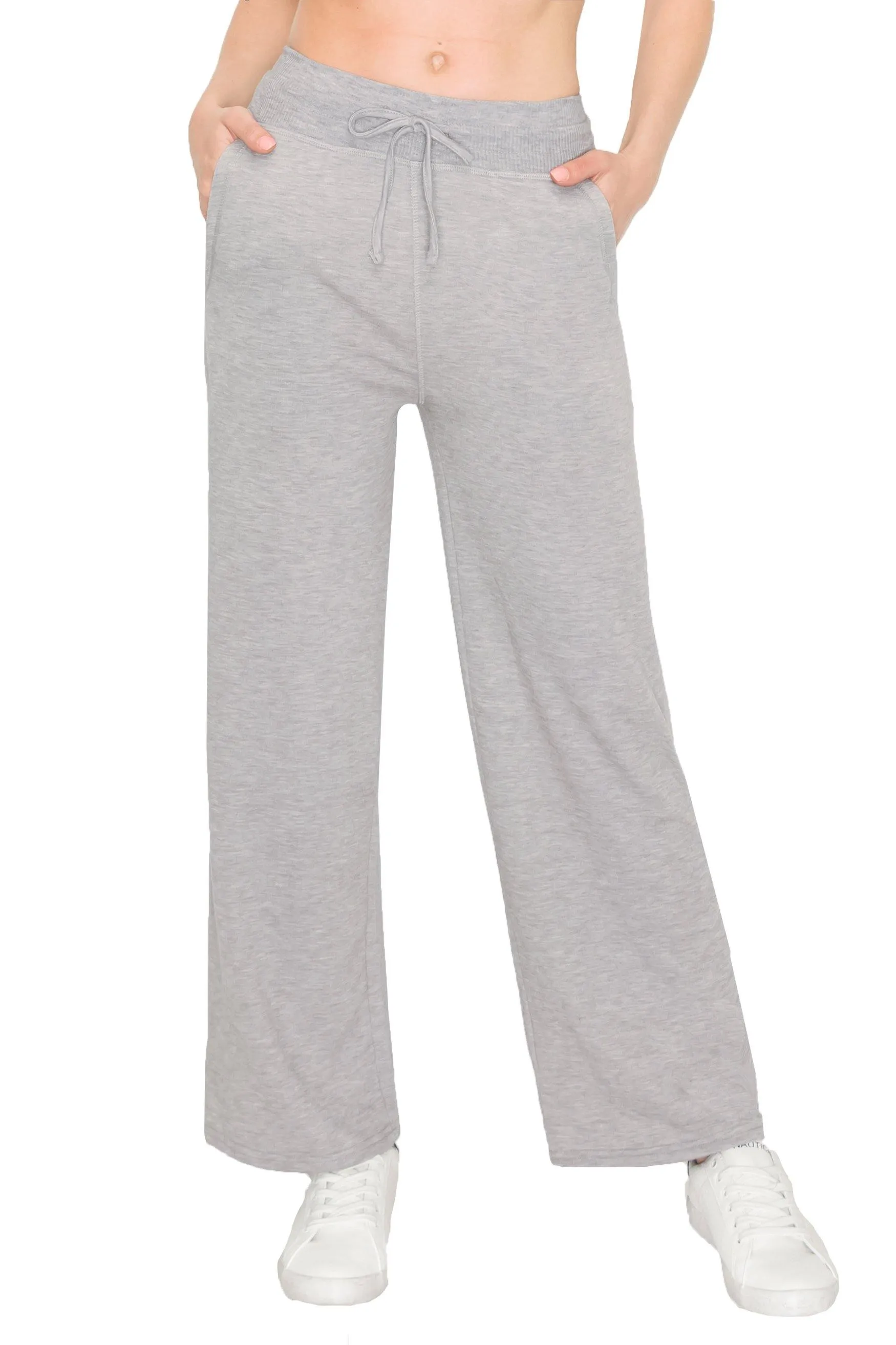 Women's French Terry Pants - Premium Soft Womens Casual Work Lounge Beach Pants