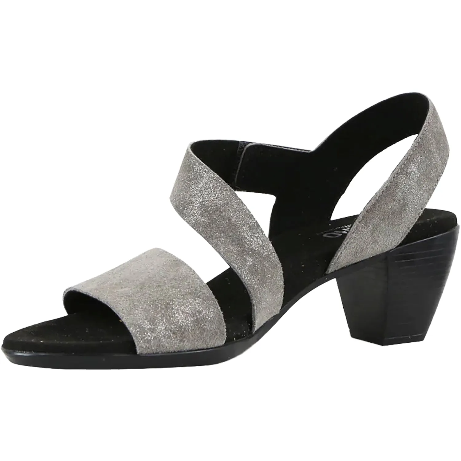 Women's Munro Lucia Gunmetal Metallic Suede