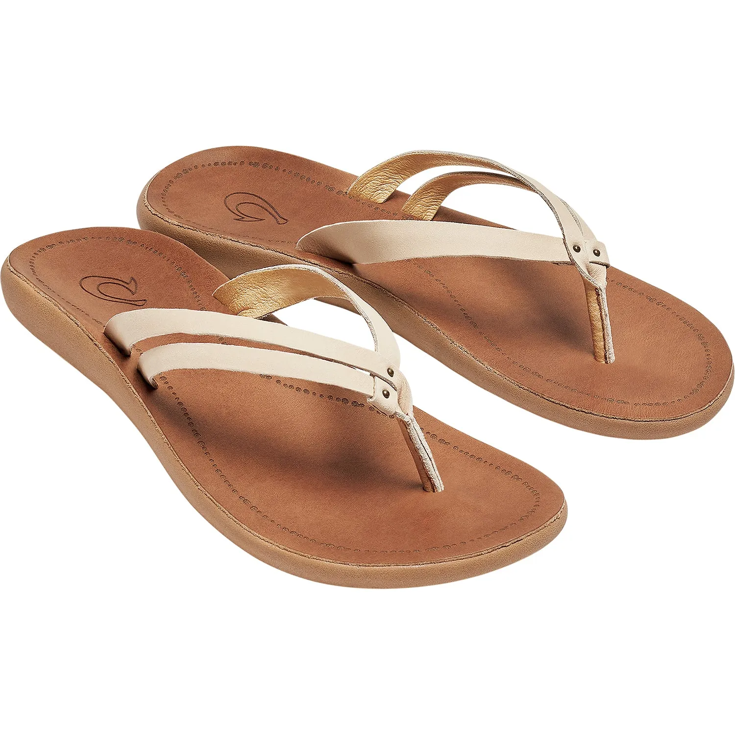 Women's OluKai Kapehe Luana Tapa/Sahara Leather