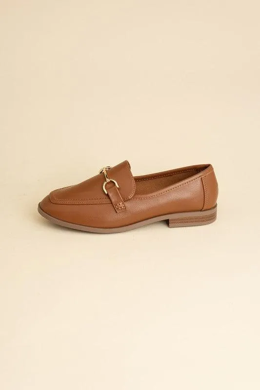 Womens Shoes - Guitar Horsebit Flats