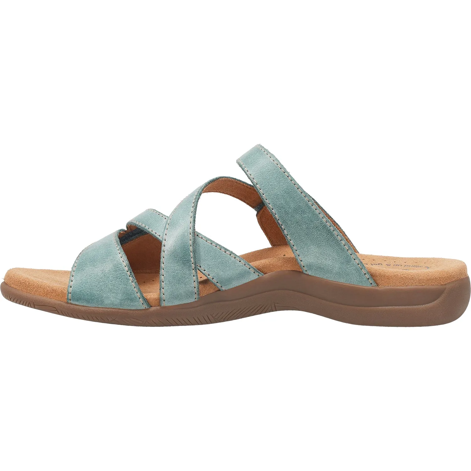 Women's Taos Double U Teal Leather