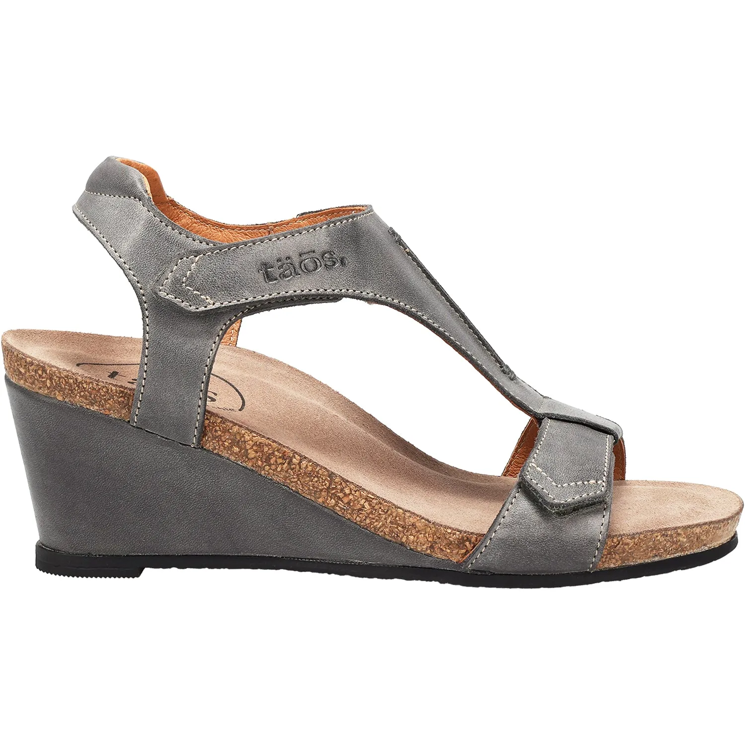 Women's Taos Sheila 2 Steel Leather Women's Sandals