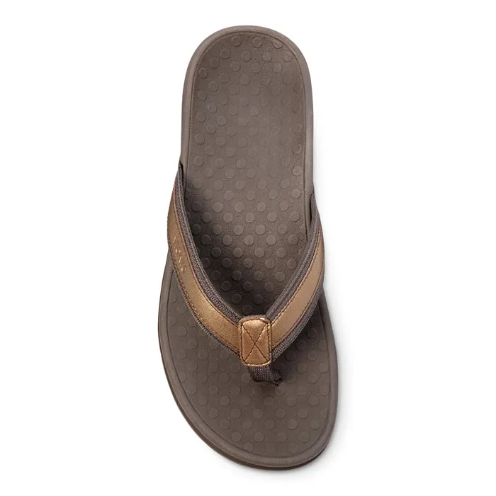 Womens Vionic Tide II Toe Post Sandal Bronze