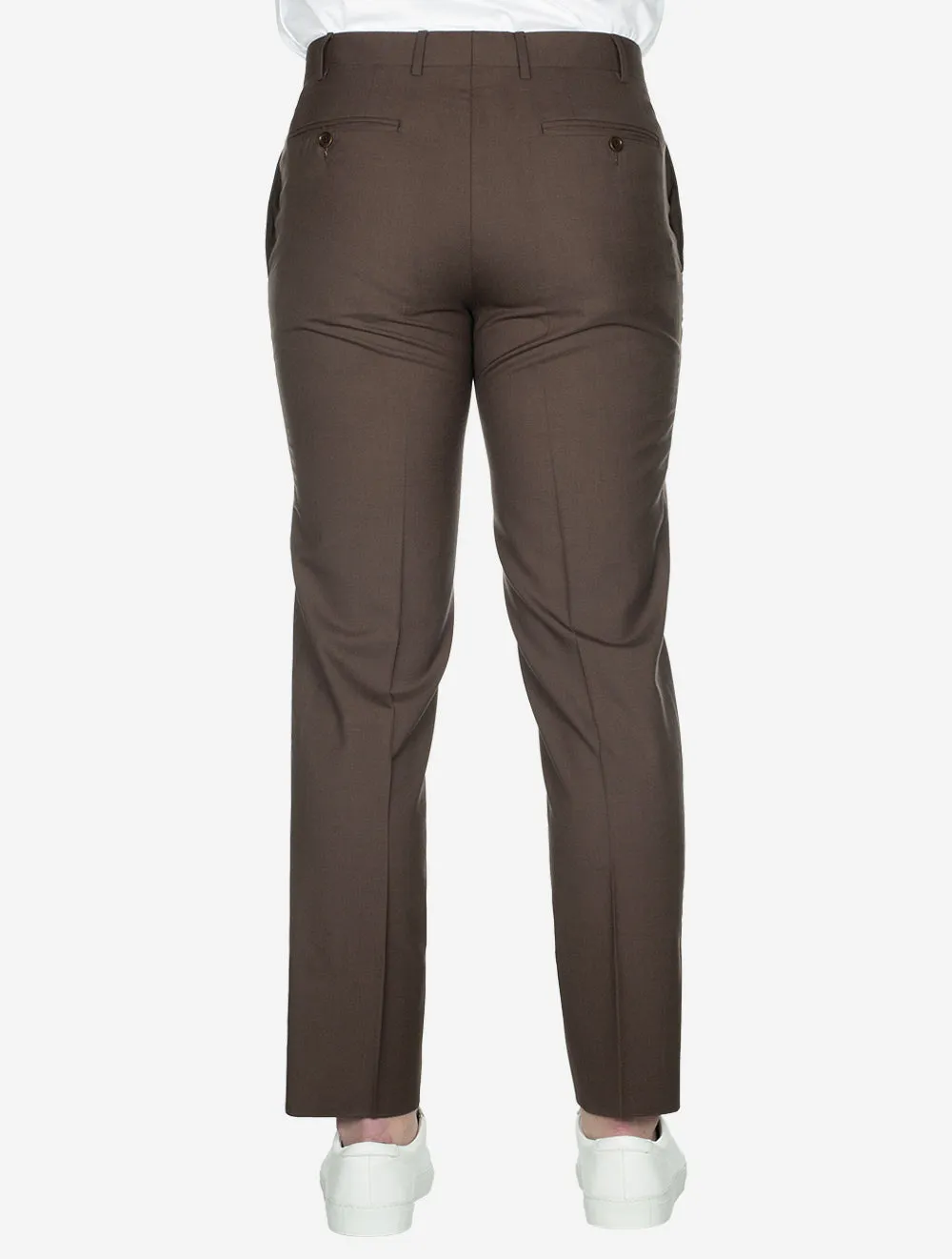 Wool Trousers Brown