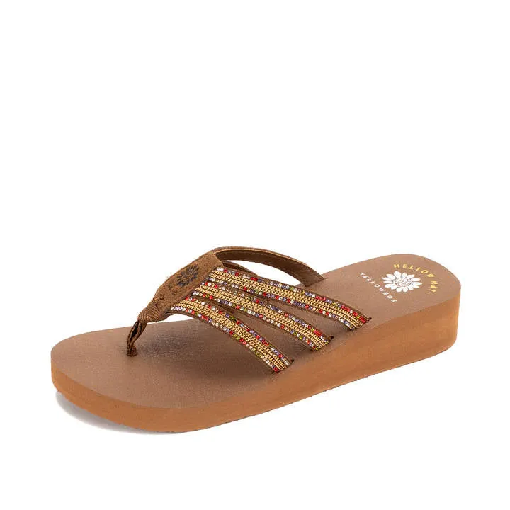 Yellow Box Womens Chelsy Toast Multi