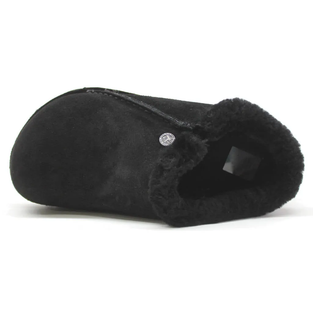 Zermatt Premium Shearling Suede Leather Unisex Clogs Sandals