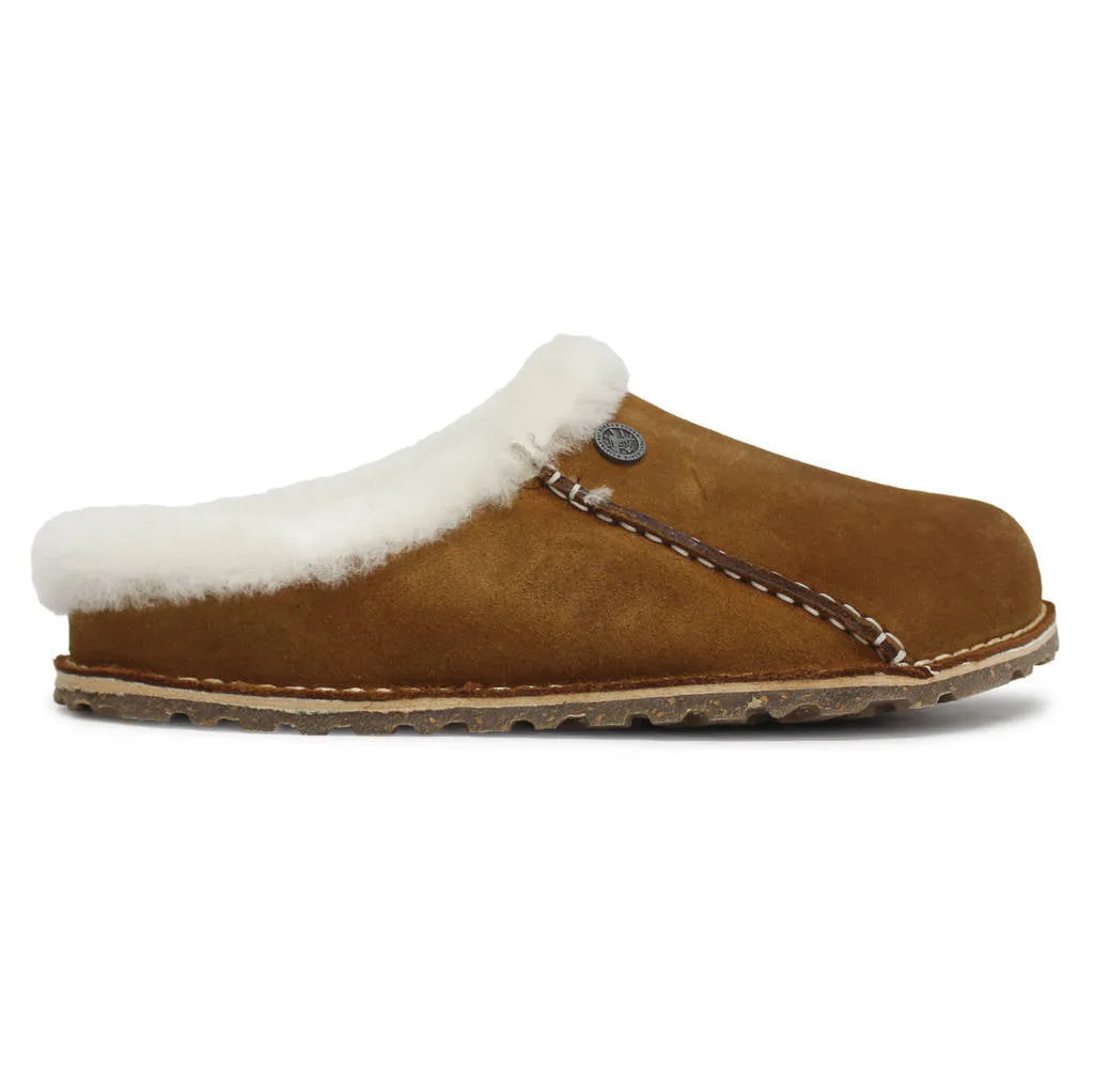 Zermatt Premium Shearling Suede Leather Unisex Clogs Sandals